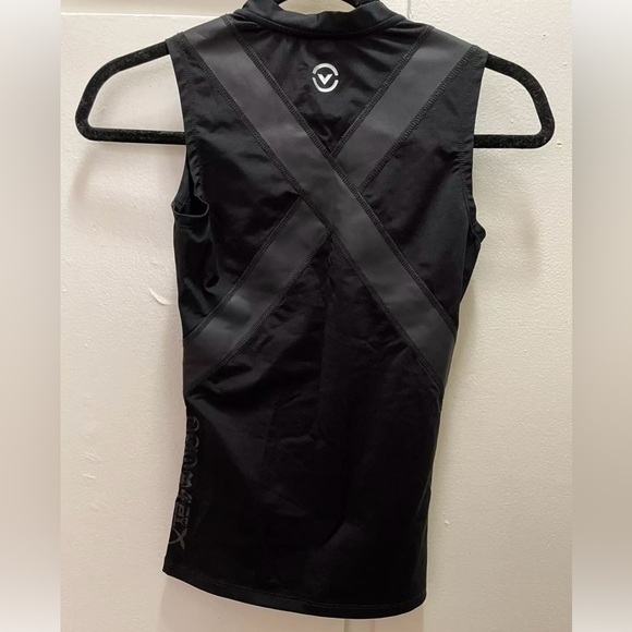 VIRUS Women's Athletic Sleeveless X- Form Compression Top Black Size Small - Picture 3 of 5